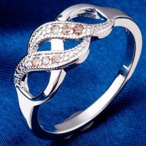 White Gold Plated Ring