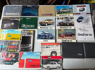 Renault Handbooks, Manuals & Brochures .