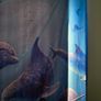 Shower curtain with rail and ring Image 3