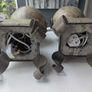 Pair of Vintage Terracotta Urns Converted to Table Lamps / Decorative Urns Image 4