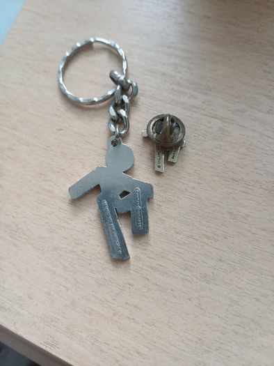 90s Italian world cup Keyring and tie pin