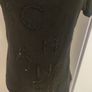 BNWT black detailed fancy stretchy top size UK14 EU42 Postage included Image 2
