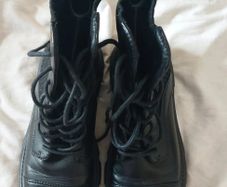 Vanessa Wu chunky flat ankle boots 38 39