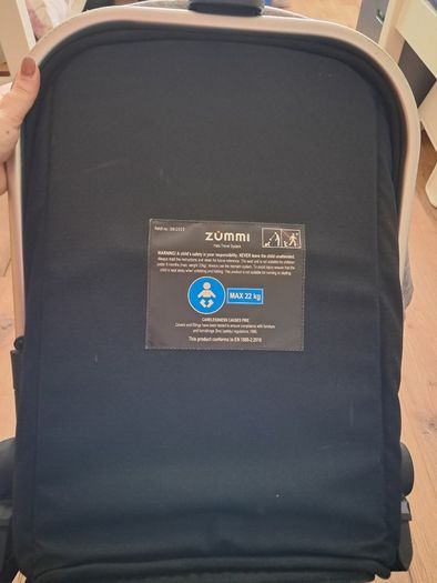 Zummi Halo travel system with bassinet and toddler seat