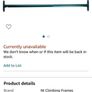 BNIB - Steel Gymnastics bars 2 bars(Only) no fence posts included Image 6