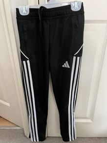 Adidas black joggers