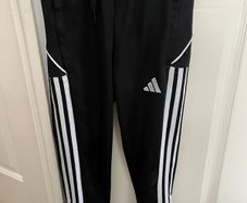 Adidas black joggers