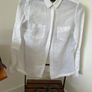 White linen blouse Size 10 EU 38 Image 7