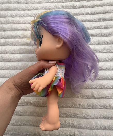 Kindi Kids Snack Time Friends Rainbow Kate Doll approx. 25 cm. Used Please see photos