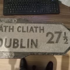 Dublin old  road  sign