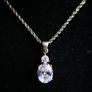Vintage Sterling Silver 925 Pendant Necklace length 18" - 4,4g Image 6