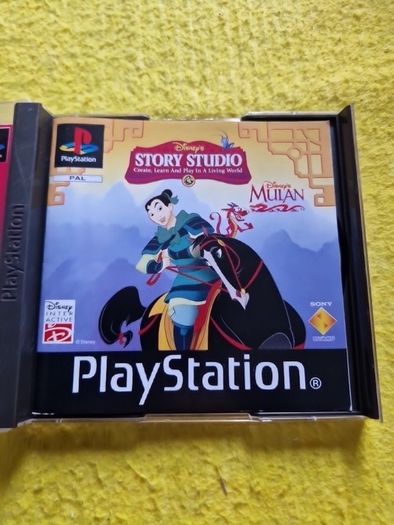 Disney Story Studio Mulan PlayStation1 Ps1 PlayStation2 Ps2 Games Original