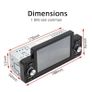 5 inch Car Radio 1 Din CarPlay Android Auto Multimedia Player Bluetooth MirrorLink FM Receiver Image 4