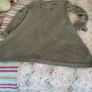 jumper dress Aline yumi jumper dress size small grey frilled cuff with embroidery small 10/12 Image 9