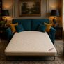 Finline 3 Seater Sofa Bed Teal Velvet Image 4