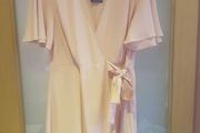 Blush, Wrapover dress
