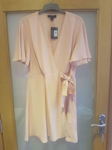 Blush, Wrapover dress