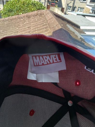 Deadpool Leather Snapback Hat
