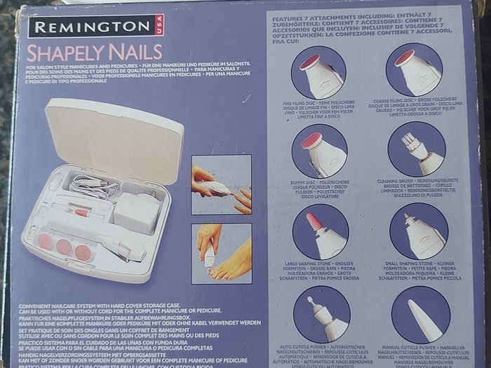 Remington Shapely Nails Manicure Set.