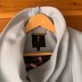 Ted Baker Sky Pale Blue Paria Short Belted Wool Wrap Coat UK8 size 1 Image 3