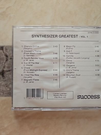 Synthesizer Greatest Vol.1 CD
