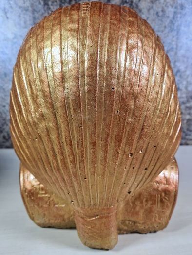cast concrete Egyptian Pharoah Tutankhamun King Tut statue indoor outdoor ornament garden patio porch conservatory