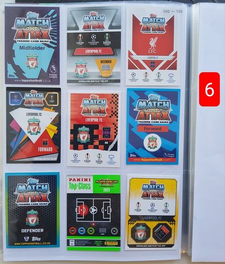 Liverpool Football Cards (shiny, Special, Etc)