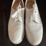 Ladies PITILLOS Winter white / cream wedged SOFT LEATHER Shoes boots Size 39 Uk 6. High Quality.  In really super condition Image 9
