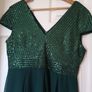 Emerald green gown Image 4