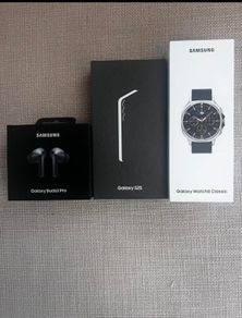 Samsung Galaxy S25 (256GB), Watch8 Classic (e-SIM), Buds3 Pro, Full Set, Brand New
