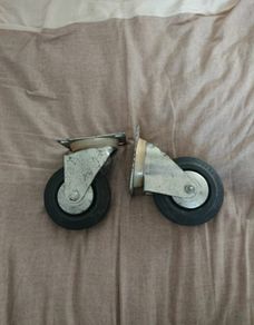 Castor Wheels. Shed clearance sale unwanted stuff gift car boot sale