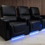 Sienna Electric Leather Recliner Sofa Set Image 10
