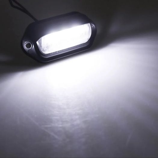 Truck Side Marker Lights 6 LED Bulbs 12V 24V For SUV Truck Trailer Van Tag Step Lamp Motorcycle Signal Lamp Universal