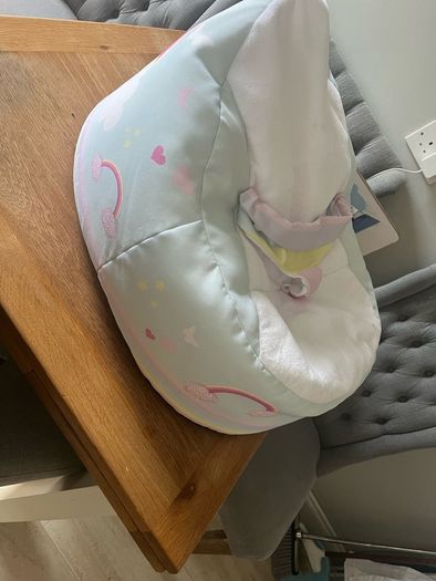 baby beanbag with secure straps