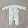 The Little White Company Organic Cotton Bunny Pom-Pom Knitted Romper 6-9 Months Image 6