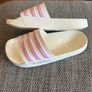 UK 13 adidas sliders Image 2