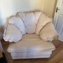 Leather cream sofa Image 3