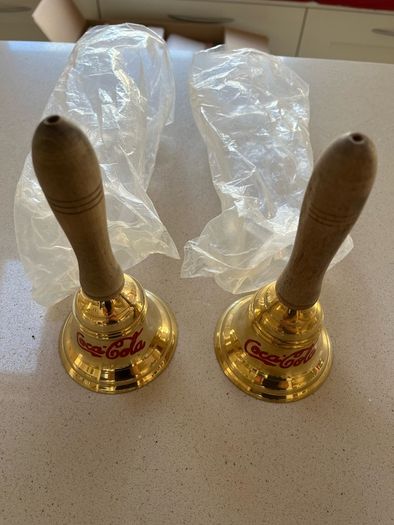 Coca Cola Brass Bell