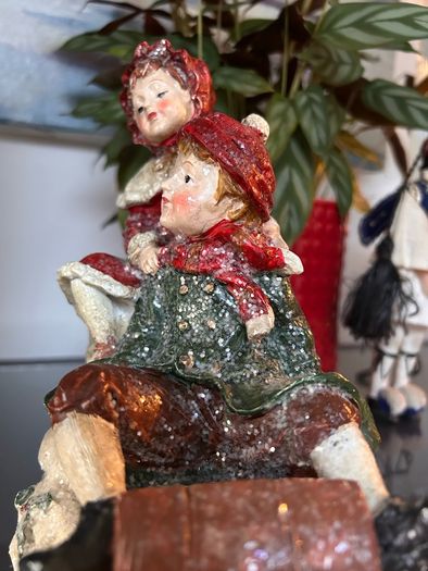 Collectible Christmas Sledding Ornament