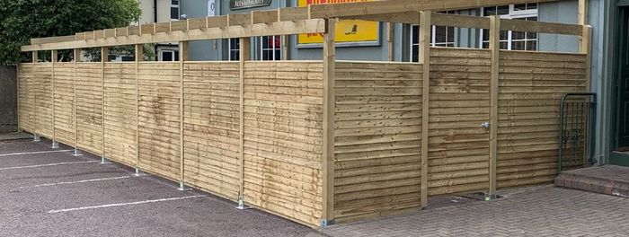 Timber fence panels