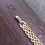 Vintage gold plated bracelet, D18 post 3e Image 5