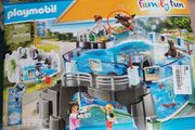 Playmobil 70537 Family Fun Day at the Aquarium &amp; Penguin Enclosure Set