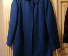 Benetton blue COAT UK 10-12
