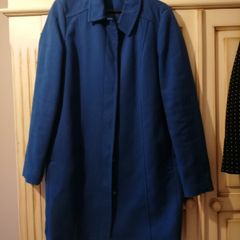 Benetton blue COAT UK 10-12