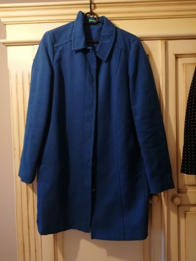 Benetton blue COAT UK 10-12