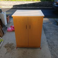 wooden cupboard