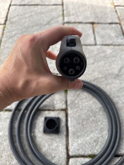 Type 1 EV Charging Cable (J1772), 5m with Holster, Tethered