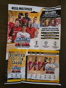 Match Attax 2024/25 Mega Multipack 48 Cards 3 Limited Edition Cards Sealed New