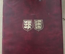 Stanley Gibbons 22 Ring Jersey One Country Stamp Album. Pages from 1969 to 1995 with mounts
