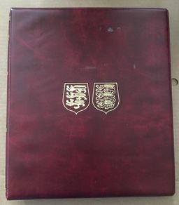 Stanley Gibbons 22 Ring Jersey One Country Stamp Album. Pages from 1969 to 1995 with mounts